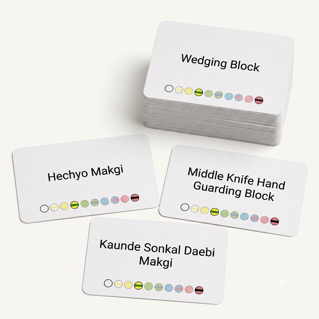 Green Tag Belt Deck — Tae Kwon-Do flashcards
