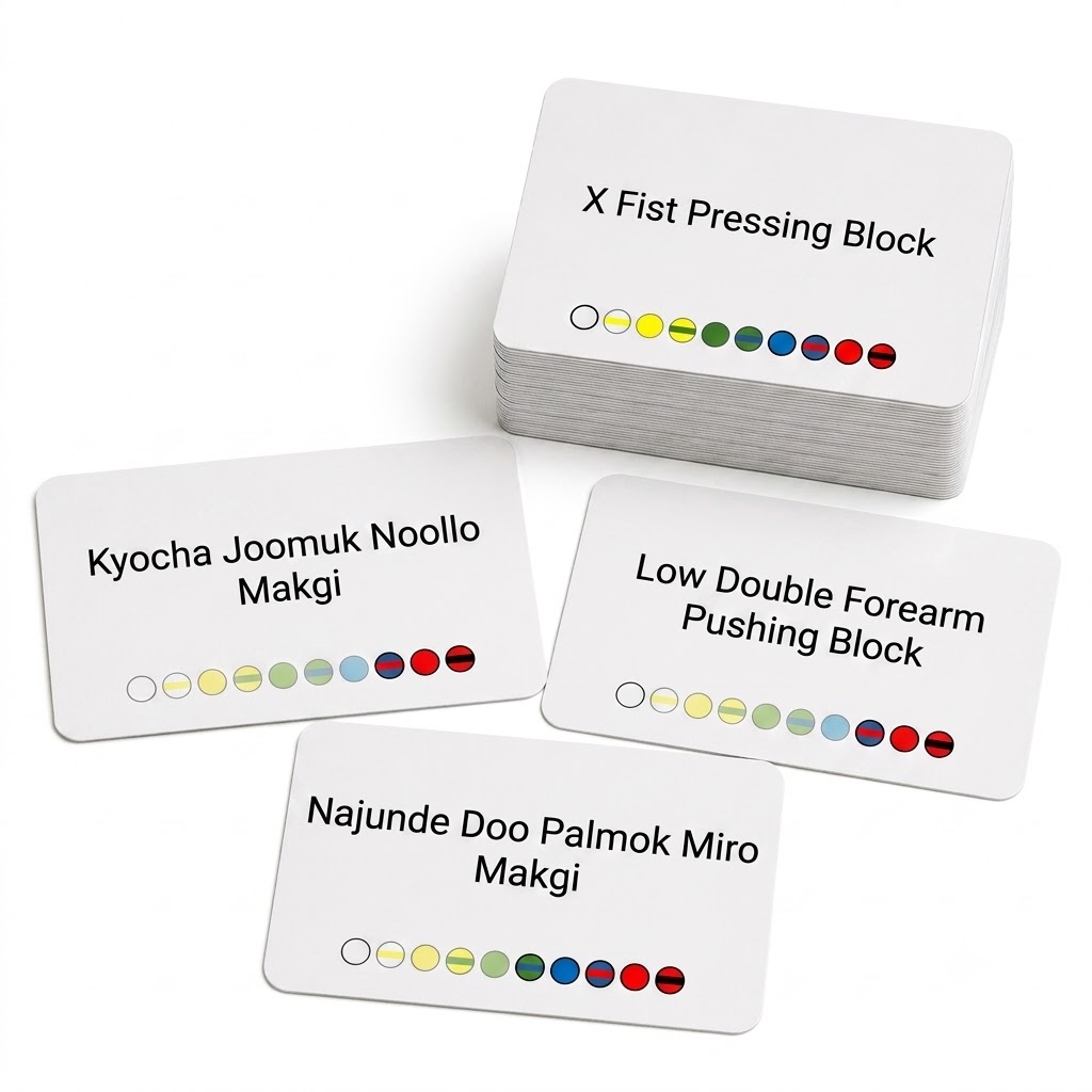 Red Tag Belt Deck — Tae Kwon-Do flashcards