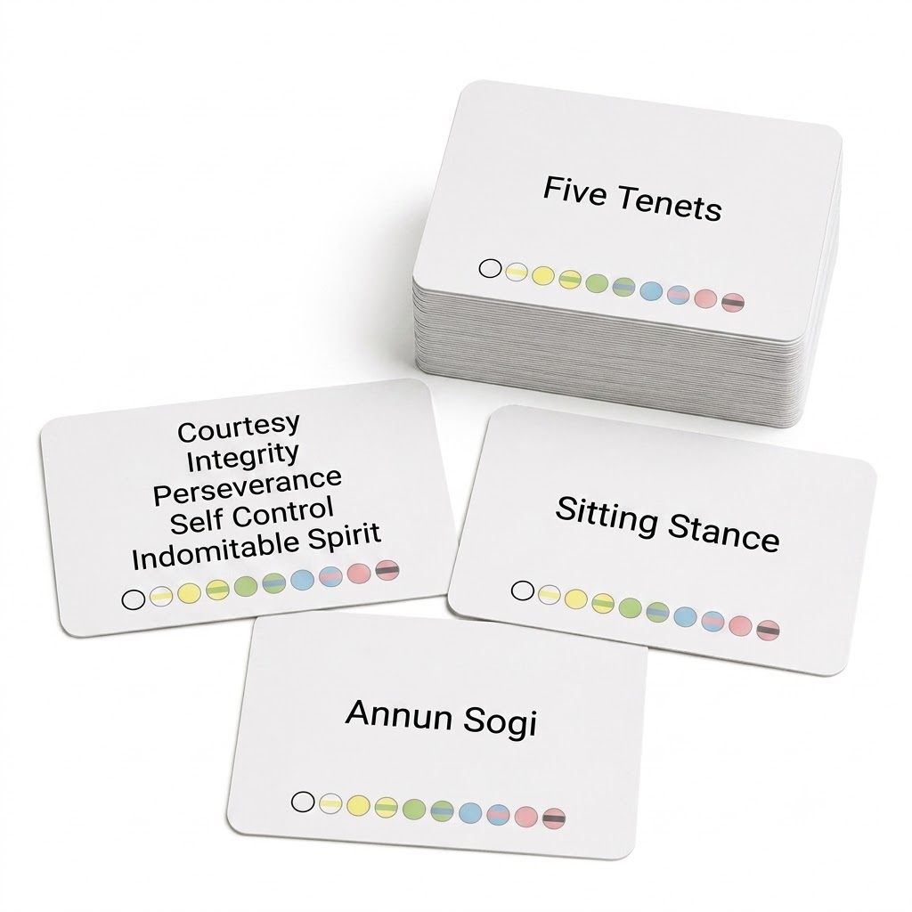 White Belt Deck — Tae Kwon-Do flashcards